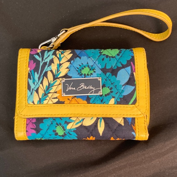 Vera Bradley Handbags - Vera Bradley Midnight Blues Wristlet